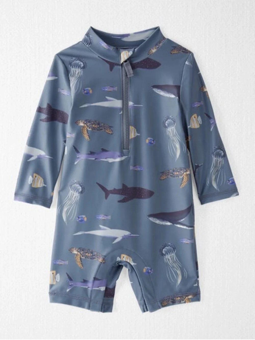 Baby Recycled Long Sleeve Rashguard Swimsuit